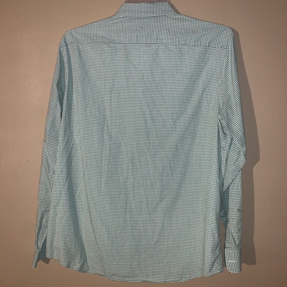 Michael Kors plaid button front shirt sz XL cotton - Picture 3 of 3